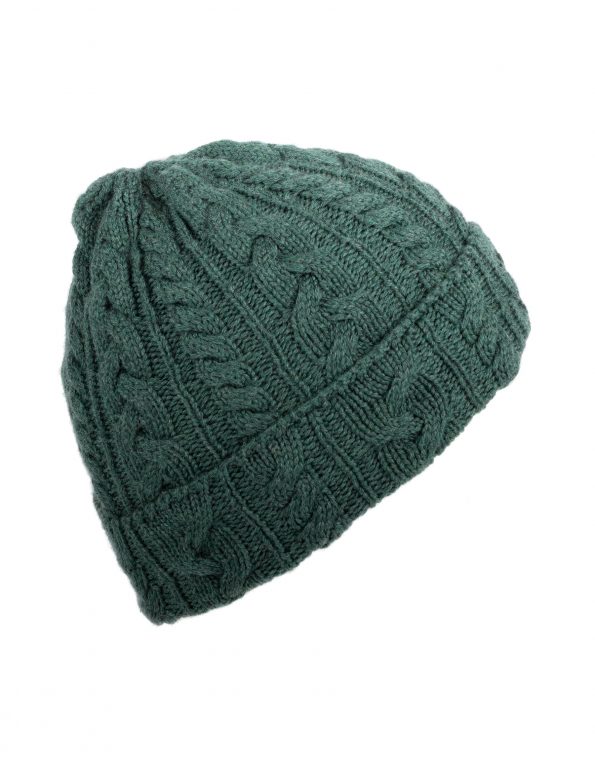 berretto-cappello-cuffia-lana-merinos-trecce-enea-cashmere-verde