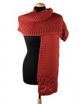 sciarpa-stola-scarf-uomo-donna-arancio-lana-wool-maglia-maglieria-knit-cashmere-enea