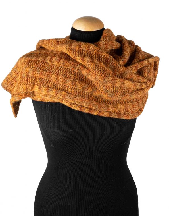 sciarpa-stola-scarf-uomo-donna-arancio-lana-wool-maglia-maglieria-knit-cashmere-enea-2